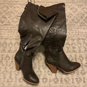 Journee Collection Over-The-Knee Boots | Size 10 WIDE CALF